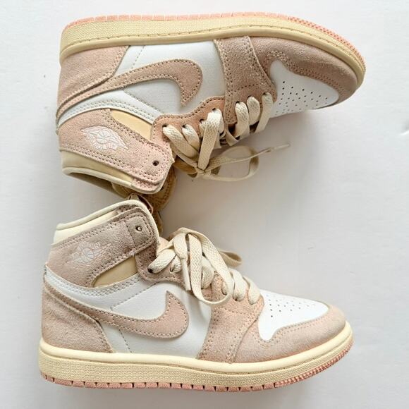 Nike Kids' Toddler Air Jordan 1 Retro High Sneaker OG "Washed Pink" Size 13C - Picture 4 of 8